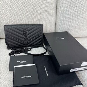 ***SOLD***Saint Laurent Envelope Wallet on Chain